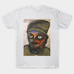 Abstract Sad Face T-Shirt